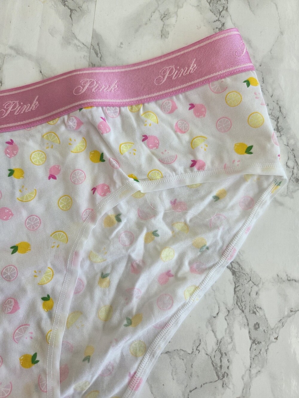 Victoria's Secret PINK Logo Cotton Hiphugger Hipster Panties XL NWT